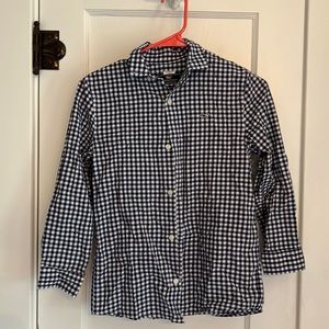 Boys vineyard vines cotton gingham button down